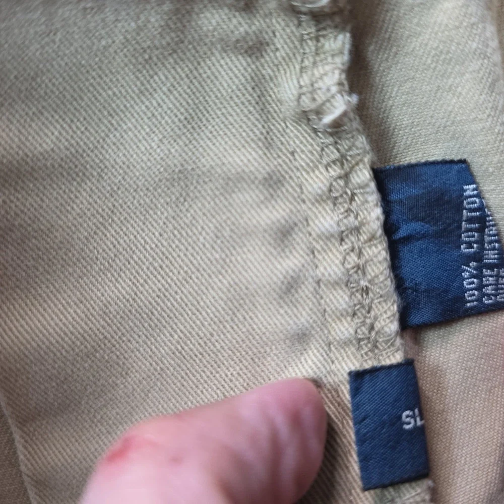 Polo Ralph Lauren Classic Polo 67 Chino Cargo Shorts Mens 40 Tan Khaki Cotton